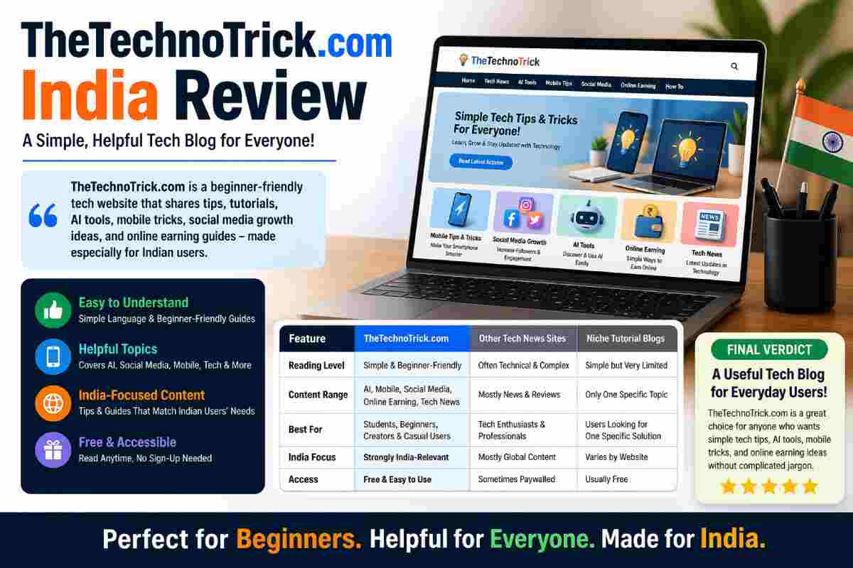 TheTechnoTrick.com India Review: Features, Benefits & Honest Guide
